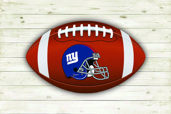 New York Giants Football Helmet Metal Wall Hanging