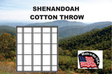 Shenandoah Patchwork 100% Natural Cotton Throw Blanket