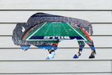 Buffalo Bills Day End Zone Stadium Metal Sign Wall Art - NFL Football Team Decor