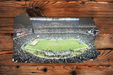 Philadelphia Eagles Pennsylvania Night Sideline Stadium Metal Sign Wall Art - NFL Football Team Decor