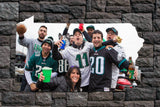 Philadelphia Eagles Pennsylvania Tailgate Game Day Photo Metal Text Sign Wall Art - Use your own photo