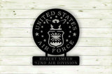 United States Air Force Custom Sign