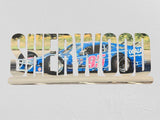 Custom Race Car Motorsports Photo Metal Text Sign Wall Art - Customize with your text and photo