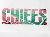 Kansas City Chiefs Text Metal Sign Wall Art - NFL Football Team Decor