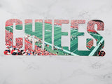 Kansas City Chiefs Text Metal Sign Wall Art - NFL Football Team Decor