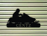 Personalized Snowmobile Metal Wall Art Hanging - Northeast Country Store