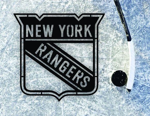 New York Rangers Metal Wall Hanging - Northeast Country Store