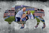 Buffalo Bills Tailgate Game Day Photo Metal Text Sign Wall Art - Use your own photo